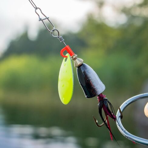 PATIKIL Fishing Spinner Clevis Easy Spin D-Shaped Plastic Links for Lure Fishing Spoon Spinnerbait Inline Parts Accessory in Saudi Arabia