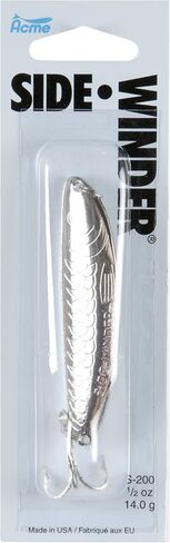 Acme Sidewinder Fishing Terminal Tackle, 1/2-Ounce, Nickel in Saudi Arabia