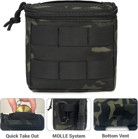 EDC Tactical Pouch with MOLLE Utility, Waterproof tool belt bag Outdoor Sports Portable Storage Bag in Saudi Arabia