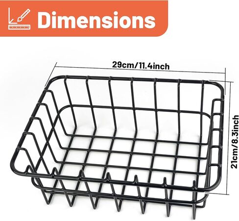 سلة تبريد سعة 32 لترًا متوافقة مع مبرد RTIC 32، مثالية لملحقات التنظيم، باللون الأسود in Kuwait