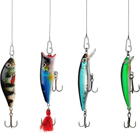 PATIKIL Fishing Snaps Clips Stainless Steel Oval Split Rings Fishing Fishing Tackle Quick Change for Freshwater Saltwater in Saudi Arabia