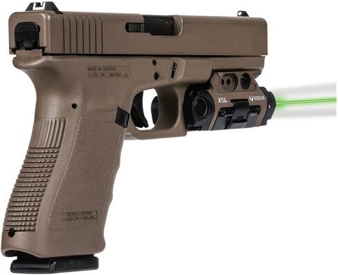 Viridian Weapon Technologies, X5L Gen 3 Universal Green Laser, 500 Lumens Tactical Light and HD Camera, Fits: Most railed Pistols in Saudi Arabia