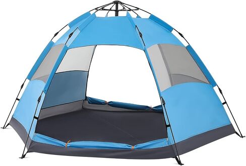 Magshion 2 Person Camping Tent with Carrying Bag Lightweight Weatherproof Backpacking Blue Outdoor Tent for Backpacking Hiking or Beach by Wakeman Outdoors in Saudi Arabia