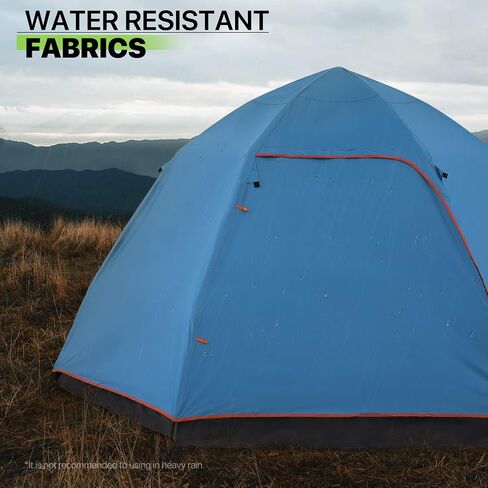 Magshion 2 Person Camping Tent with Carrying Bag Lightweight Weatherproof Backpacking Blue Outdoor Tent for Backpacking Hiking or Beach by Wakeman Outdoors in Saudi Arabia