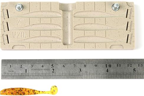 قالب طعم من FatFish V20-6C مصنوع من البلاستيك الناعم لصنع قالب حقن لطُعم الصيد 2 بوصة in Kuwait
