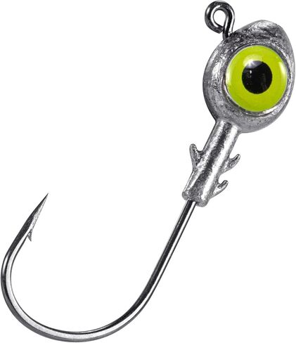 Dr.Fish 10 Pack Fishing Eyes Jigs 3D Eyes Trout Heads Bass Hook Lure Live Bait Plastic Saltwater Jig Heads Freshwater 1/2oz 3/8oz 1/4oz 3/16oz in Saudi Arabia