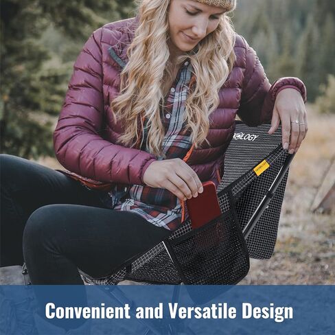 كرسي TREKOLOGY YIZI X1 المحمول القابل للطي - كرسي خفيف الوزن وصغير الحجم قابل للطي للبالغين - مثالي للتخييم والأنشطة الخارجية والسفر - لا يتطلب تجميعًا، كرسي تخييم صغير مع حقيبة حمل in Kuwait