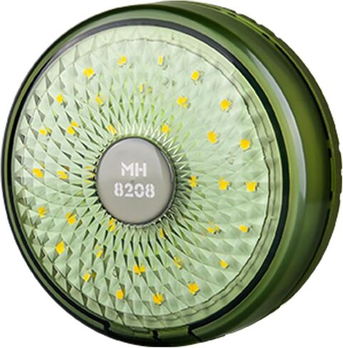 LED String Lights, Camping Lantern USB Rechargeable, 2 in 1 Portable Outdoor Light with 8 Lighting Modes, IP67 Waterproof, Camping Light for Tent, Party, Indoor Outdoor Decorating - Gray in Saudi Arabia