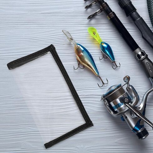 PATIKIL Fishing Lure Wrap, Durable PVC Lure Covers Fishing Hook Covers Bait Storage Easily See Lures Keep Fishing Safe in Saudi Arabia