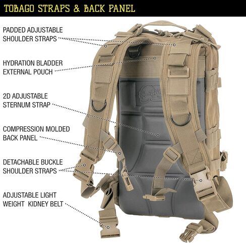 Voodoo Tactical Level III Assault Pack, Coyote Tan in Saudi Arabia