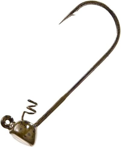 Spot Remover Magnum Jig Head with Heavy-Duty Spring & Sharp Nickel Hook for Soft Plastic Bass Fishing Baits - 3 Pack in Saudi Arabia