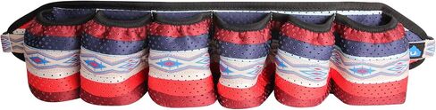 KAVU Beer Buddy 6 Pack Insulated Adjustable Ice Cold Beverage Belt - Nautical Lines in Saudi Arabia
