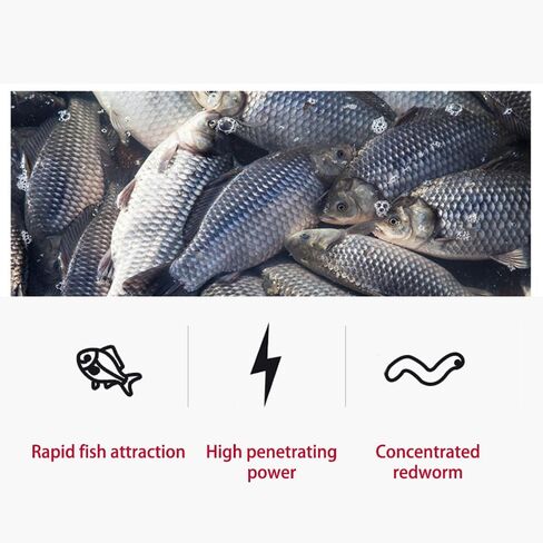 سائل صيد بالحبر الأحمر، جاذب للأسماك بطعم الدودة الحمراء، 100 مل، معزز لجذب إغراء الأسماك، جاذبات الأسماك برائحة الدودة الحمراء للطعوم، جاذب قوي للأسماك، طُعم سائل للدود الأحمر المركز in Kuwait
