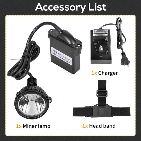 Superbright Mining Headlamp,Rechargeable Mining Light Waterproof Cap Lamp Safety Explosion Rroof Headlight KL6M.Plusfor Hunting Fishing Running in Saudi Arabia