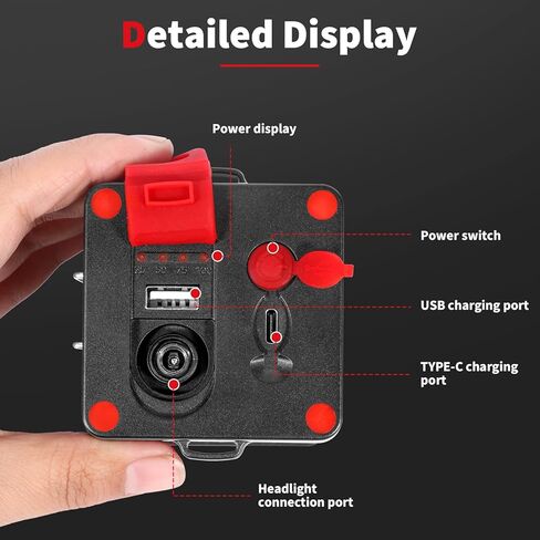 Superbright Bright LED Headlamp Powerful Portable Rechargeable Headlight Flashlight with External Side Light for Camping Biking Hunting Fishing (Yellow Light) in Saudi Arabia