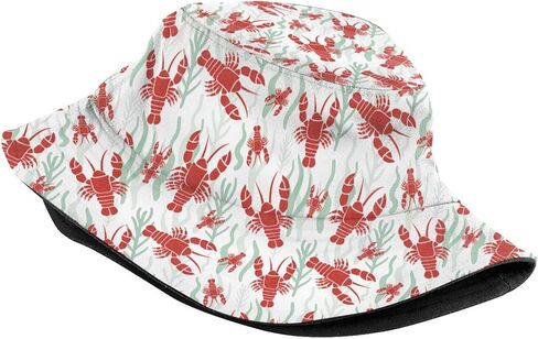 Bucket Hat for Women Men, Fashion Print Outdoor Beach Hat Packable Sun Cap for Travel Hiking in Kuwait