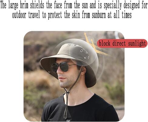 Foldable UV Sun Protection Waterproof Breathable Wide Brim Bucket Sun Hat in Saudi Arabia