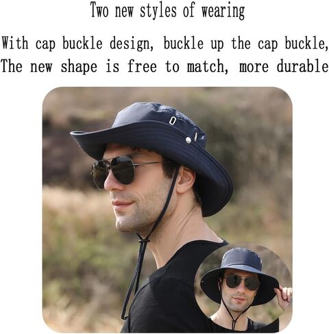 Foldable UV Sun Protection Waterproof Breathable Wide Brim Bucket Sun Hat in Saudi Arabia