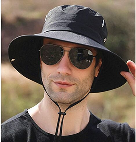 Foldable UV Sun Protection Waterproof Breathable Wide Brim Bucket Sun Hat in Saudi Arabia