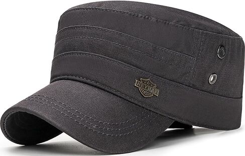 Cadet Hat Flat Top Hats Army Military Caps for Men Women in Saudi Arabia