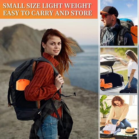 Emergency Survival Shelter Portable 2-Person Emergency Outdoor Tent Temporary Simple Sleeping Bag Warmth First Aid Blanket Can be Used as Survival Tent Emergency Warmth, Orange in Saudi Arabia