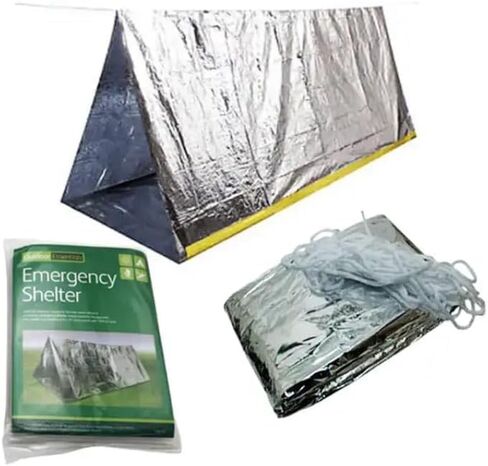 Emergency Shelter – 2 Person Survival Tent (7.4 oz) – Life Tent, Emergency Shelter, Tube Tent, Survival Tarp Premium Survival Gear Emergency Tent, Storm Shelter, and Bivy Tent for Camping Essentials in Saudi Arabia