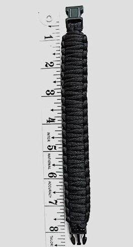 EbL-1 Paracord Survival Bracelet King Cobra Style - With Side Release Buckle - Handmade, One Size, Nylon, NO in Saudi Arabia