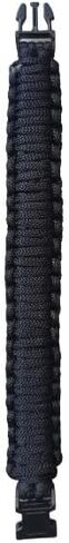 EbL-1 Paracord Survival Bracelet King Cobra Style - With Side Release Buckle - Handmade, One Size, Nylon, NO in Saudi Arabia