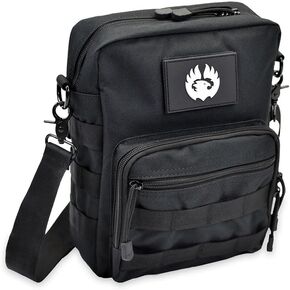 Torch Small Messenger Bag MOLLE Tactical Satchel Courier Pack Single Strap Shoulder Sling for Every Day Carry Gear