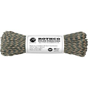 ROTHCO Nylon Paracord 550LB 100 FT/Blue Camouflage