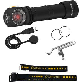 Armytek New Wizard C2 WR White-Red 1100 lm LED Headlamp Flashlight
