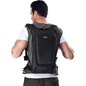 Backpack ICE Water Cooling System with Mesh Cooling Vest 3.0 Bladder Flow Control(Green)