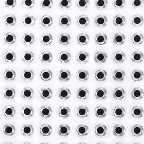 200 Pieces Black 3D Simulation Fishing Lure Eyes,3/4/5/6mm Realistic Holographic Lure Eyes Fishing Bait Making,for Fly Tying Lures Crafts DIY Accessories Fly Fishing