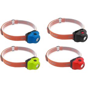 LED Headlamp Flashlight Single Mode Head Flashlight for Outdoor Camping Hiking Fishing, 4 Pack