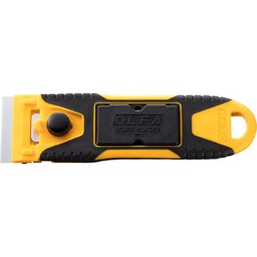 OLFA 40mm Mini Razor Scraper (GSR-2) - Stainless Steel Razor Blade Scraper Tool w/ 6 Blades & Reinforced Handle for Glass, Paint, Floors, Replacement Blades: OLFA 40mm GSB-2S/6B & 120mm GSB-1S Blades