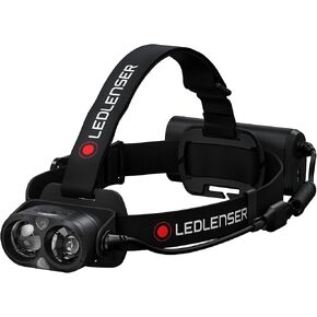 Ledlenser, H19R Signature Rechargeable Headlamp High Power LED, 4000 Lumens, Waterproof, Dustproof, Bluetooth Connectivity, Fusion Beam, Red Light, Magnetic Charge, Hands-Free Light Outdoors