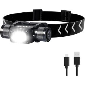 APLOS H340 headlamps led rechargeable-1500 Lumens lightweight Headlamp with 180° Swivel Base, Super Bright led headlamp rechargeable with Red Light Mode in Kuwait
