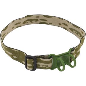 Elastic Headlamp Strap Adjustable Headlight Band Outdoor Riding Headlight Belt for 22 to 32mm Diameter Torches