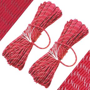 Balit 550 Reflective Paracord 100% Nylon 50' 2.5mm 100' 4mm 550 para Cord for Outdoor Emergency Tactical Survival Camping Hiking Bracelet