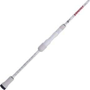 Abu Garcia 7’ Veritas Spinning Fishing Rod, 1-Piece Rod, 8-14lb line Rating, Medium Heavy Rod Power, Fast Action, 1/4-3/4 oz. Lure Rating, White