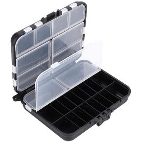 Dioche Lure Box, 26 Slots Fishing Baits Box Lures Holder Hooks Storage Case Terminal Tackle