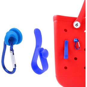 Hooks Set Accessories for Bogg Bag, Keychain Hanger for Bogg Bag Insert Charm Carabiner Keychain Cup Holder
