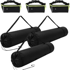 Camping Chair Replacement Bag with Phone Bag Waist Bag (1, Black)