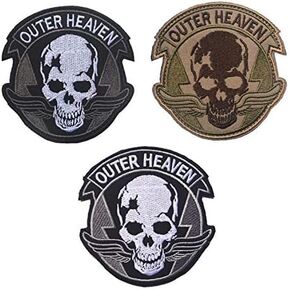 Outer Heaven Tactical Patch 3pcs (Hook Backing)