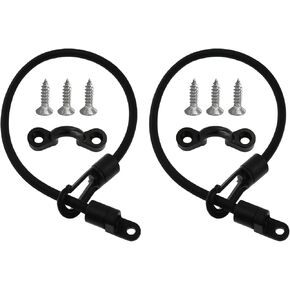 2PCS Fishing Rod Strap Holders Deck Mount Connector Boat Canoe Kayak Accessories with Self Tapping Screws for Outdoor Tent Bungee Cord Hooks Fishing Rod Tamer Straps Holder Storage Rope