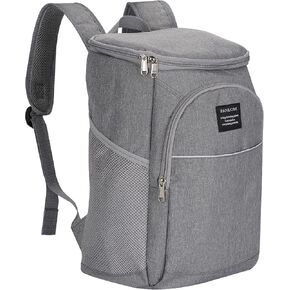 Cooler Backpack with Bottle Opener Large Capacity 24L (30-Can) Insulated Rucksack Cool Lunch Bag Leakproof Compartment for Men Women Picnic Camping Beach Drinks Travel