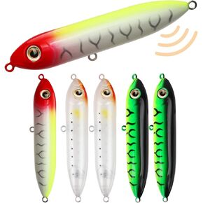 Dovesun Catfish Float Rigs with Catfish Rattles Rattling Catfish Tackle for Bank Fishing Santee Rig 6PCS