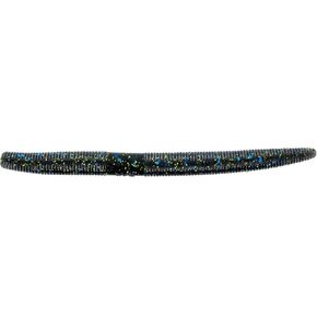 Gary Yamamoto 5" SENKO SMOKE W/ BLACK, BLUE & CHARTREUSE FLAKE (10 PACK)