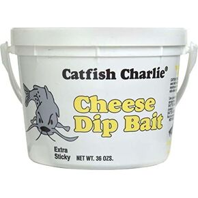 Fishing: Catfish Charlie Tub Dip Bait 36 Ounce. - Cheese Dip Bait 36 Ounce Tub in Saudi Arabia