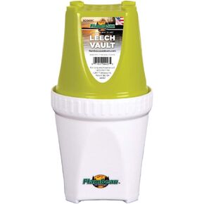 Flambeau Outdoors 6056BC Mini Bait and Leech Vault, Locking Live Fishing Bait Storage, Lime Green/White
